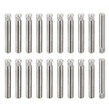 uxcell 3x22mm 304 Stainless Steel Dowel Pins, 50Pcs Knurled Head Flat Chamfered End Dowel Pin, Wood Bunk Bed Shelf Pegs Support Shelves Fasten Elements - size: 3x22mm