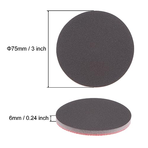 uxcell 40pcs 3 Inch Sanding Sponge Set 1200 Grit 2000 Grit Hook and Loop Sanding Disc Wet/Dry Polishing for Car Wood Drywall Metal (20pcs of Each Grit) - size: 1200 Grit 2000 Grit