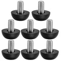 8Pcs M8 Thread Adjustable Leveling Feet Kit, 8mm Stainless Steel Construction with 1.25mm Thread, Outdoor Furniture Leveling Solution - color: 8pcs