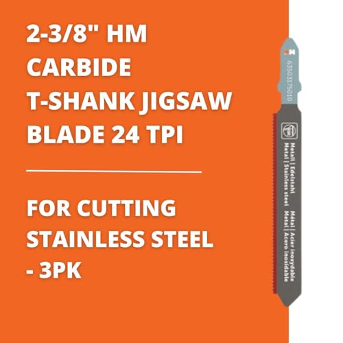 Fein 2-3/8" HM Carbide T-Shank Profi-Carbide-Line Jigsaw Blade - size: 2-3/8" x 24 TPI