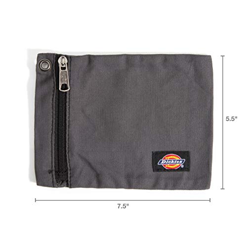 Dickies Set of 3 Small Canvas Utility Pouches, Zippered, for Organizing Small Tools and Fasteners, Grey/Tan/Black - color: Tan