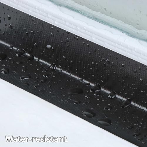 Cloth Duct Window Seal Strip Tape,Black,2.75inch x 66FT - color: Black, size: 2.75inch x 66FT