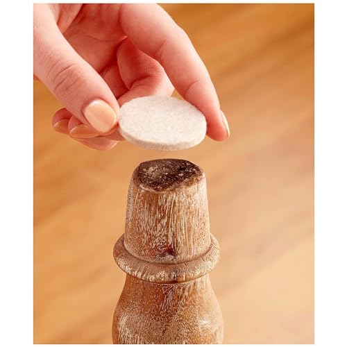 Scotch Felt Pads, Felt Furniture Pads for Protecting Hardwood Floors, Beige, Multi-Pack, 16-3/4 in., 16-1 in., 4-1.5 in., Round, 36 Pads Total