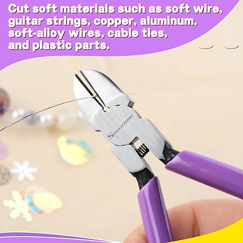 SPEEDWOX Mini Diagonal Pliers Flush Cut Pliers Micro Cutter - style: Diagonal Pliers