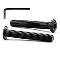 M8 x 45mm Flat Head Hex Socket Cap Screws Furniture Bolts, Stainless Steel 18-8 (304), Black Oxide, Countersunk Connector Screw, Full Thread, 20 PCS (with Hex Spanner) - size: M8 x 45mm