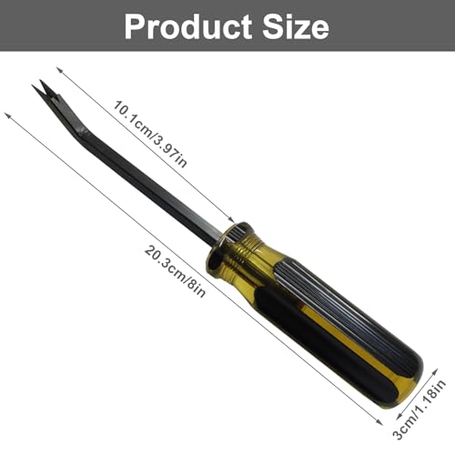 1 Pack Heavy Duty Staple Remover, Yellow - color: Yellow