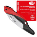 FELCO 603 Folding Pruning Saw – Curved Pull-Stroke Saw for Tree Trimming & Elevated Cut | Tree Branch Cutter | Folding Handsaw with Chrome-Plated 8" Blade, Non-Slip Handle, Blade Lock, Swiss Precision