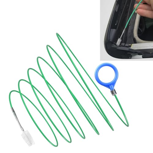 Auto Sunroof Drain Cleaning Tool, Car Wash Brush, 120 Inch Long Flexible Drain Brush Pipe Cleaners for Car, Auto Sunroof Pipe Cleaning Slim Drain Dredging Tool for Drains Sewers Windshields (3M) - color: 3m