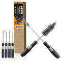 Injector Sleeve Cup/Seat/Bore Cleaning Brush Kit Replace AP0084 AP0085 3252 Compatible with Ford 1994~2018 Powerstroke 6.0L 6.4L 6.7L 7.3L / Caterpillar 3126 C7 C9 / Navistar/Maxxforce