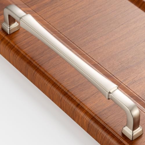 6-1/4 Inch Brushed Nickel Cabinet Pulls Kitchen Handle 10 Pack 3175 - color: Brushed Nickel, size: 6-1/4 In Hole Distance