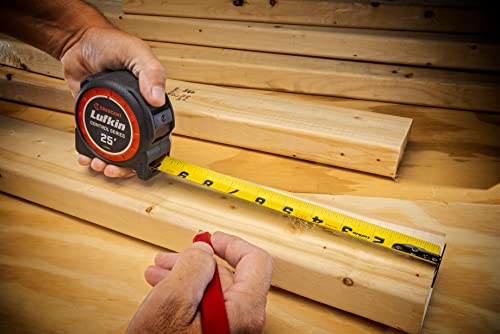 Crescent Lufkin 1-3/16" x 25' CONTROLTOUCH Tape Measure | L1025C-02
