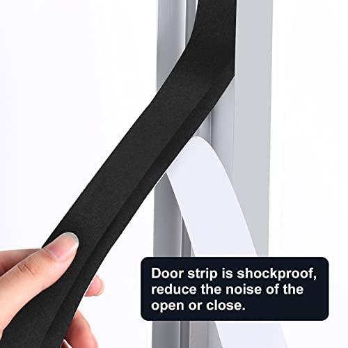 2 Rolls Weather Stripping Door Seal, 1''W x 3/8'' T Foam Tape Single Sided, Adhesive Closed Cell Weather Strip (Total 16 Feet Long)… - size: 1''W x 3/8''T x 16FT