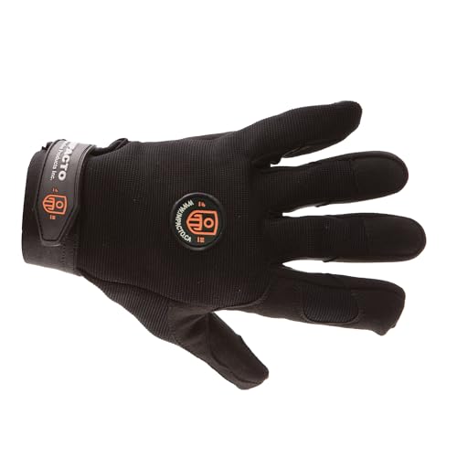 Impacto AV40820 Anti-Impact Mechanic's Glove, Black