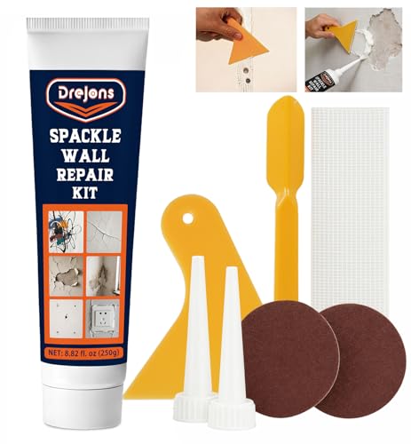 Drywall Repair Kit, Wall Spackle Paste with Scraper for Holes and Cracks