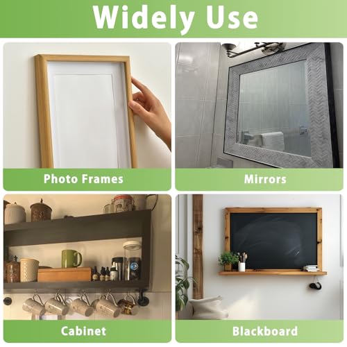 French Cleat Picture Hanger 16inch,Wall Mount Picture Hanger Kit (6 Pairs) - size: 16inch-6Pais