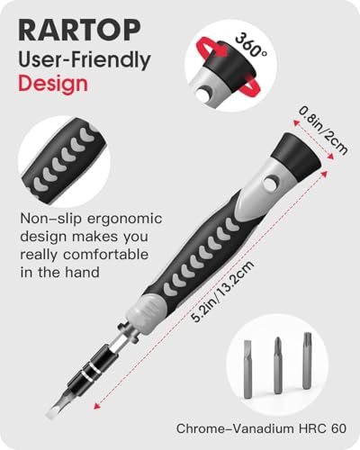 Precision Screwdriver Set, 130 in 1 Mini Screwdriver Set Tool, Red - color: Red, size: 130