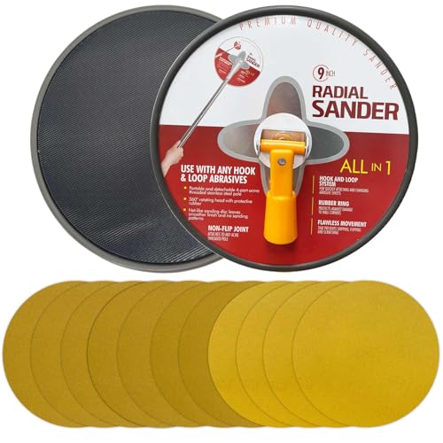 Drywall Sander 9 Inch Radial Round Sander Set - size: 9'' Drywall Sander A Set
