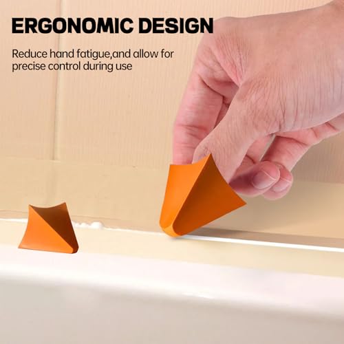 Caulking Tool Caulk Remover Tool,That Silicone Tool Caulk Finishing Tool Smoothing for Kitchen Bathroom Joint(2PCS)
