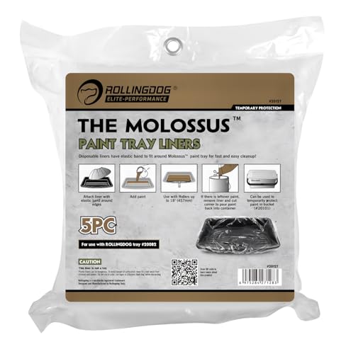 ROLLINGDOG 18 Inch Disposable Paint Tray Liners - color: Disposable Tray Liners