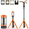 CAVN Rechargeable Camping Light with Tripod Stand - color: Orange