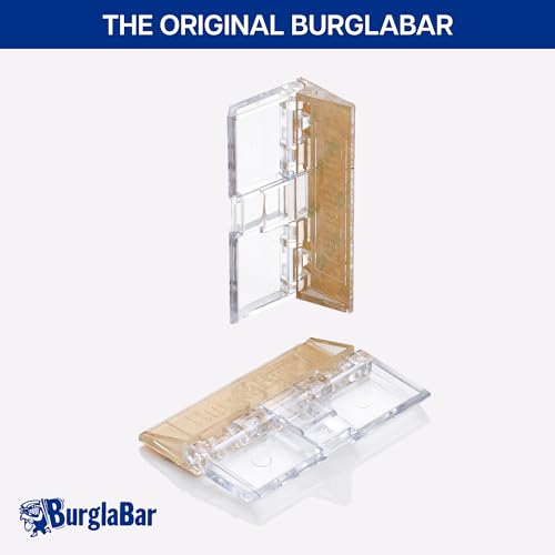 Burglabar 2 Pack Additional Security for Sliding Patio Doors and Sliding Glass Windows.