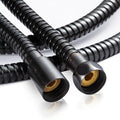 OFFO Shower Hose Oil Rubbed Bronze Kink Free Stainless Steel Shower Hose Attachment Electroplating Handheld Shower Head Hose Flex Hoses Extension with Brass Insert & Nut for Pet Bathing Cleaning 60 in - color: Oil Rubbed Bronze, size: 60 in