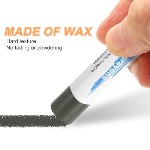 HARFINGTON 5pcs Wood Filler Sticks Wooden Wax Touch Up Furniture Repair Crayons for Scratch Hole Wood, Iron Gray - color: Iron Gray