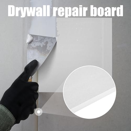 Amylove Drywall Repair Panel Drywall Patch Panel Repair for Mend Wall (2 Pcs,White,16 x 16 x1/2 Inch) - color: White, size: 16 x 16 x1/2 Inch