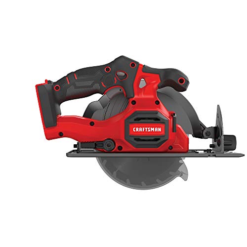 CRAFTSMAN V20 Cordless Circular Saw, 6-1/2 inch, Bare Tool Only (CMCS500B)