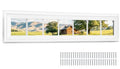 NeatiEase Vinyl Transom Window, 10" x 48" Fixed Glass Household Windows with Grids and Dual-pane Tempered Glass for House, Shed, Doors, Garage, Chicken Coop, Basement (White) - size: 10"x48"