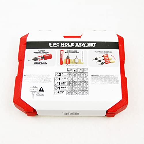 Diablo Bi-Metal Hole Saw Set - 7/8" to 2" Diameter, 9-Pieces - size: 9-Piece, style: Industrial