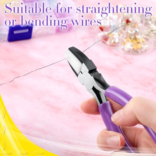 SPEEDWOX 5.5" Nylon Jaw Pliers Flat Nose, 2 Replacement Tips for Jewelry - style: Flat Nylon Jaw Pliers