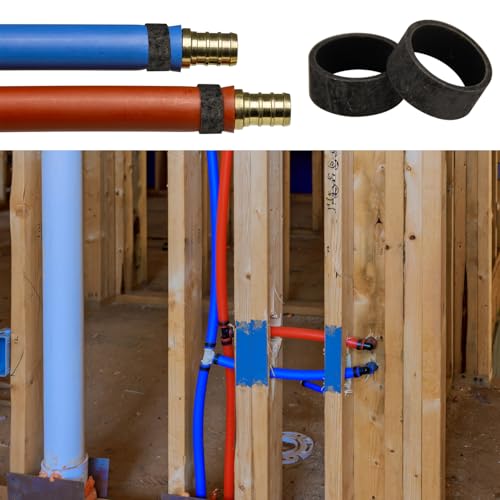 25 Pack 1" PEX Copper Crimp Rings - size: 1“ × 25pcs