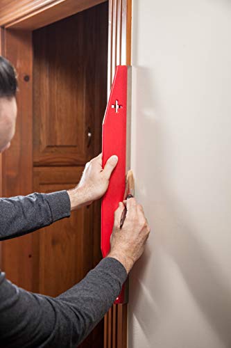 Red Devil 4047 Multi-Purpose Painter's Trim Guard, 24-Inch, Extra-Long Stainless Steel Edge, Ideal for Use as Paint Shield for Trim, Wallcovering Smoothing, Glass Cutting, and Scoring