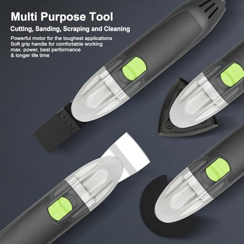 GALAX PRO Corded Oscillating Multi Tool Kit 2.0-Amp with 11Pcs Accessories - style: 2.0 Amp