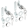 1 1/8" Cam Lock U 9945, for Drawers, Cabinets, File Boxes, 2 Sets - size: 1 1/8" Length