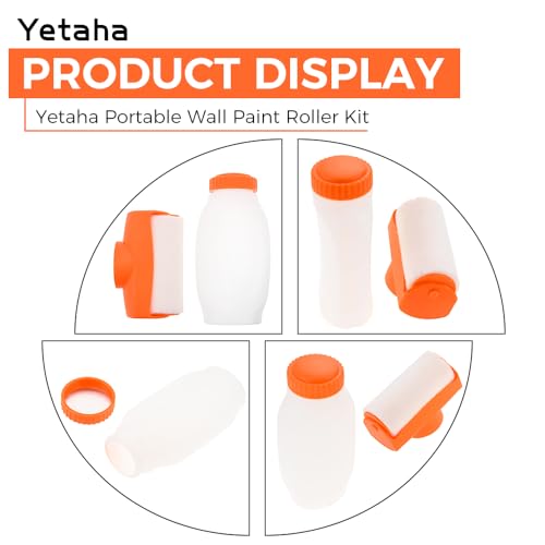 Yetaha 500ml Orange Refillable Paint Roller Kit