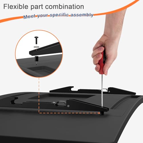 80in TV Mounting Screws,TV Mount Screws,TV Mount Hardware Kit,Black