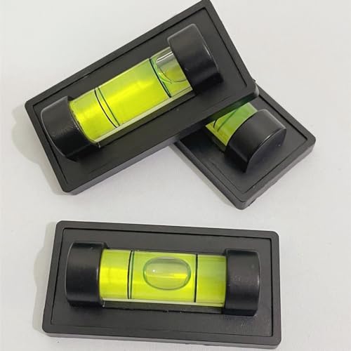 4Pcs Magnetic Bubble Spirit Level RV Standard Levels Magnet RV Levelers Tool for RV Camper, Travel Trailer, Motorhome, Tripod, Turntable, Phonograph (Set-A)