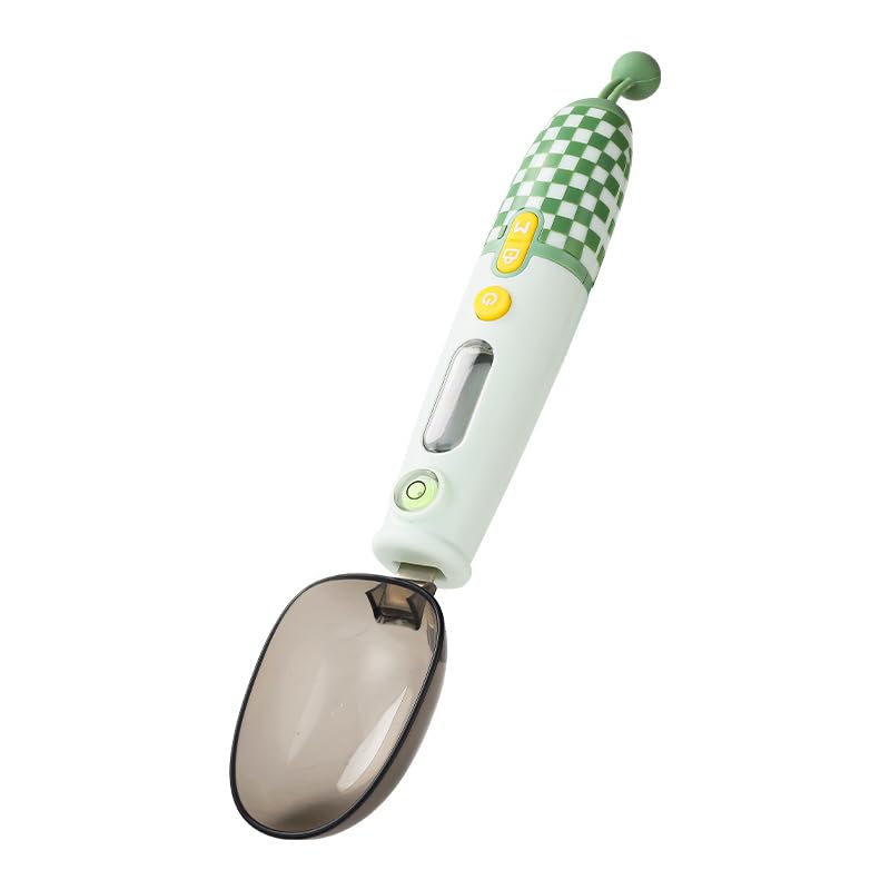 Plaid Digital Measuring Spoon Rechargeable High Precision LCD Scale 18oz - color: Green