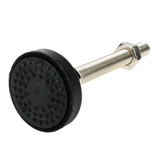 M12 Leveling Feet 880 Lb Capacity, 4.8 Inches Height - 2 Inches Base, 4Pcs - color: Black, size: D50xM12xH100mm