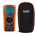Klein Tools 80196 Digital Multimeter Kit with Case, Manual-Ranging 600V AC/DC Voltage Tester, Tests Batteries, Current, Resistance, Diodes, and Continuity, Protective Carrying Case - size: Manual-Ranging with Case