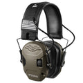 Electronic Shooting Ear Protection w/Gel Pads, 23dB NRR Active Noise Reduction & 3X Amplification Headset for Shooters - color: Fde