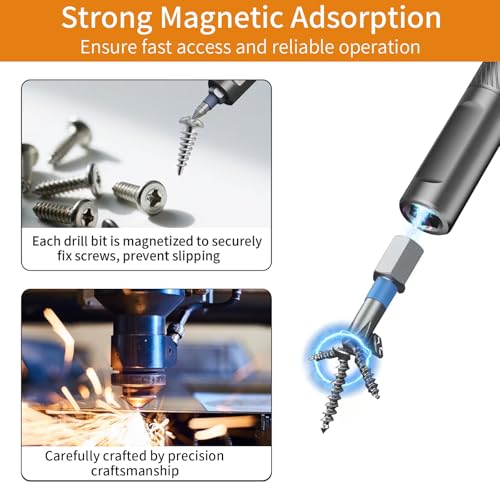 2026 New Tools 24 in 1 Magnetic Ratchet Screwdriver Set, Multi Bit DIY Magnetic Screwdriver Set with Detachable Ratchet Handle, Portable Precision Repair Tool Kit for Furniture, Electronics, Bicycle - size: 24 in 1