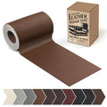 Leather Repair Patch, Self Adhesive Leather Repair Tape Kit, Brown - color: Brown, size: Litchi Grain 3 x 60 In
