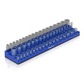 Olsa Tools Magnetic Socket Holder 1/4 -Inch Drive Metric, Blue, 54 Slots - color: Blue, size: 1/2-Inch Drive, Metric