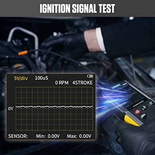 AUTOOL Multimeter Oscilloscope Automotive TRMS Digital Multimeter and Oscilloscope Kit 1000V 20A, with Test K line & CAN Bus Signal, Sensor Signal, Relay Test, Ignition Pulse Signal Test