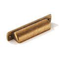 khtumeware 10 Pack 2-1/2"(64mm Drawer Pulls Antique Brass Cabinet Cup Pulls Kitchen Hardware Cabinet Handles Drawer Handles Knobs 2-1/2 inch Hole Center - color: Antique Brass, size: Cup Pulls 2-1/2" Hole Center