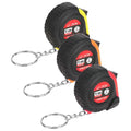 3 Pcs Small Measuring Tape Kids Measuring Tape 3Ft Retractable Pocket Measurement Tapes Metric/Inch Keychain Tapes Measure Easy Read