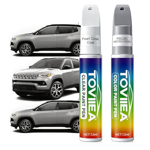 Billet Silver Metallic(PSC/JSC) Touch Up Paint for JEEP - color: (PSC/JSC)Billet Silver Metallic for 2023 Compass/2022 Cherokee